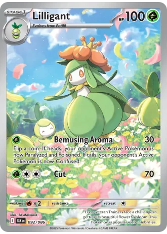 Lilligant #092/86 — Black Bolt