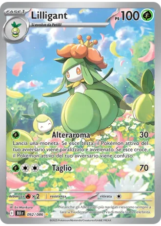 Lilligant #092/86 — Luce Nera