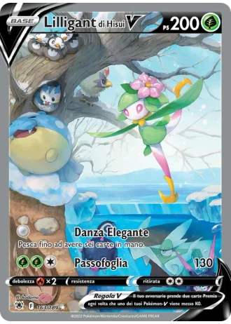 Lilligant di Hisui V #163/189 — Lucentezza Siderale