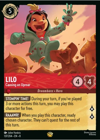 Lilo - Causing an Uproar #137/204 — Reign of Jafar