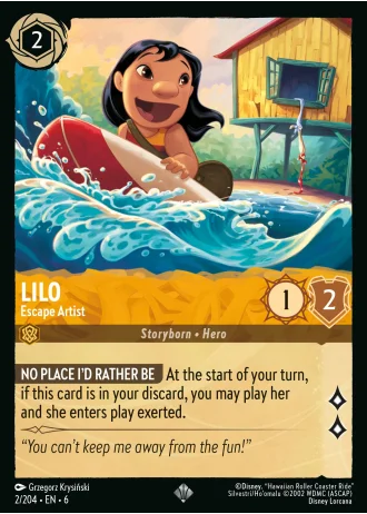 Lilo - Escape Artist #2/204 — Azurite Sea