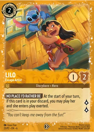Lilo - Escape Artist #25/204 — Azurite Sea