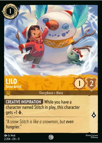Lilo - Snow Artist #2/204 — Winterspell