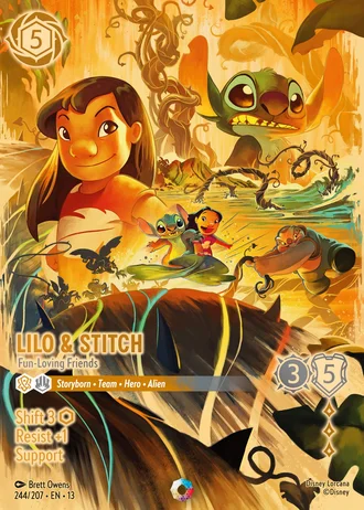 Lilo & Stitch - Fun-Loving Friends #244/261 — Attack of the Vine!