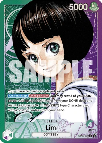 Lim (OP09-022) (Alternative Art) — Emperors in the New World (OP09)