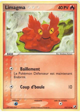 Limagma #73/115 — EX Forces Cachées