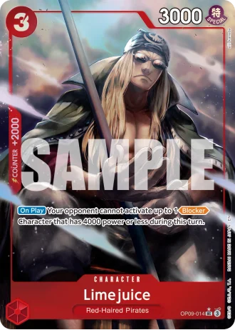Limejuice (OP09-014) (Alternative Art) — One Piece Card The Best Vol.2(PRB02)