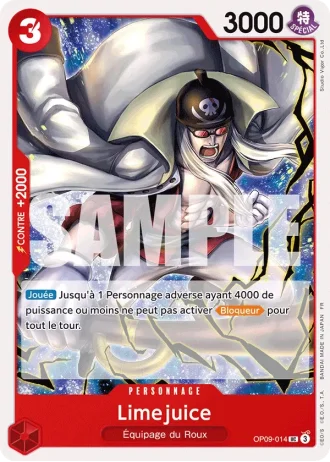 Limejuice (OP09-014) (Pirate Foil) — ONE PIECE CARD THE BEST vol.2 (PRB02)