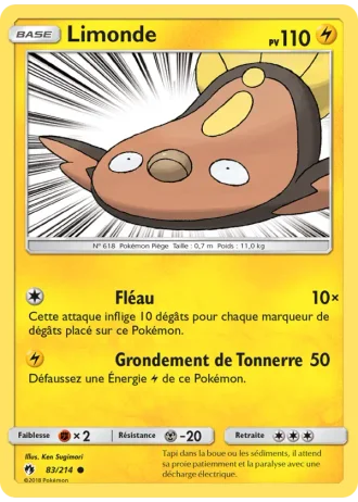 Limonde #83/214 — Tonnerre Perdu