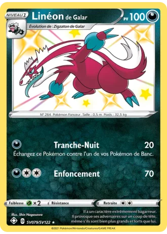 Linéon de Galar SV079/122 — Coffre Chromatique (Destinées Radieuses)