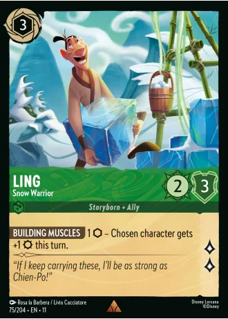 Ling - Snow Warrior #75/204 — Winterspell