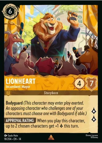 Lionheart - Incumbent Mayor #18/257 — Hyperia City