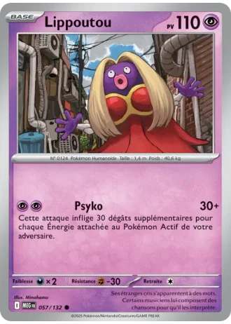 Lippoutou #057/132 — Méga-Évolution