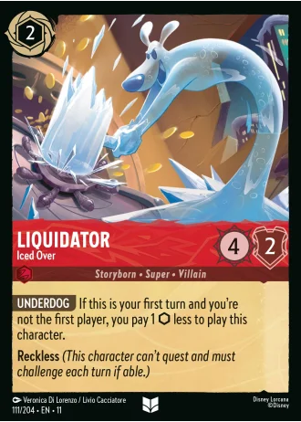 Liquidator - Iced Over #111/204 — Winterspell
