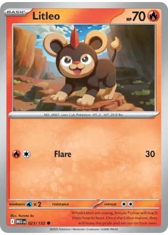 Litleo #023/132 — Mega Evolution