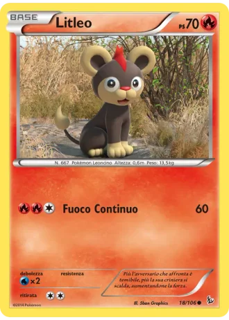 Litleo #18/106 — Fuoco Infernale
