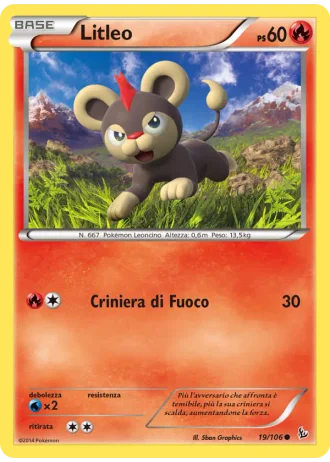 Litleo #19/106 — Fuoco Infernale