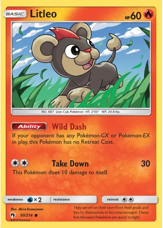 Litleo #50/214 — Lost Thunder