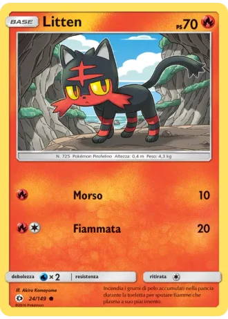 Litten #24/149 — Sole e Luna