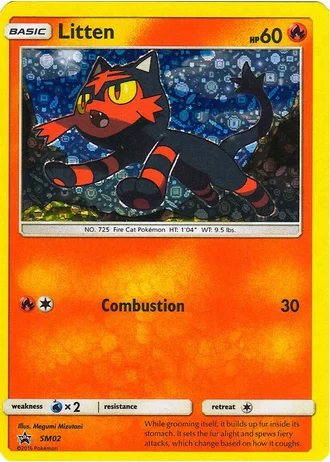 Litten (General Mills Sequin Holo) — Unnumbered Promos