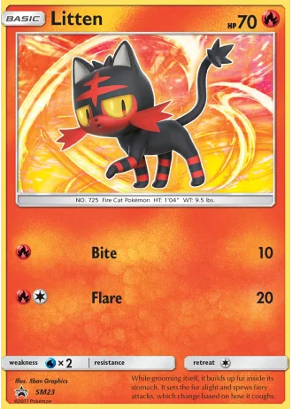 Litten SM23 — Sun & Moon Promos
