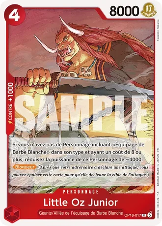 Little Oz Junior (OP16-017) — L'Heure de la Bataille Décisive (OP16)