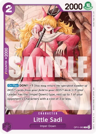 Little Sadi (OP11-063) — A Fist of Divine Speed (OP11)