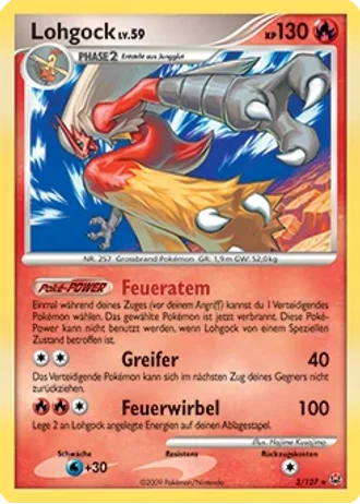 Lohgock #3/127 — Platin