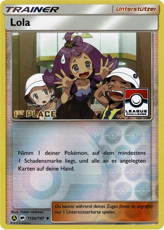 Lola #112a/147 — Gelbes-A-Alternativkarten