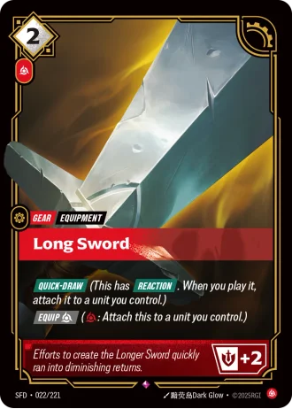 Long Sword #022/221 — Spiritforged