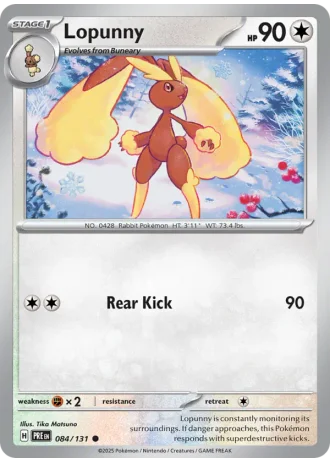 Lopunny #084/131 — Prismatic Evolutions