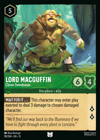 Lord MacGuffin - Clever Swordsman #78/257 — Wilds Unknown