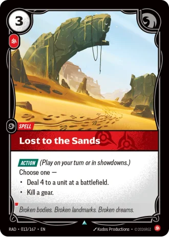 Lost to the Sands #013/167 — Radiance