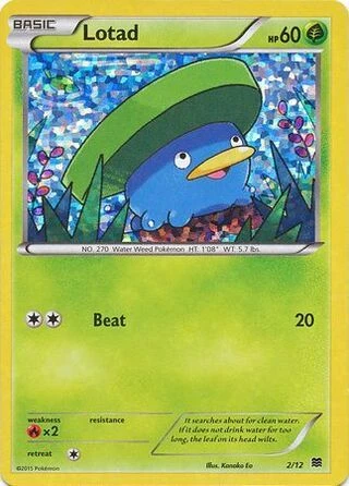 Lotad #2 — McDonald's Collection 2015