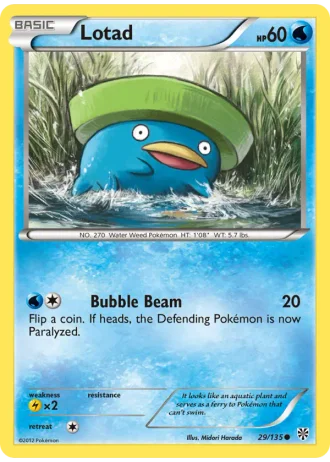 Lotad #29/135 — Plasma Storm