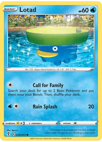Lotad #32/203 — Evolving Skies