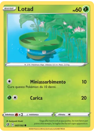 Lotad #7/192 — Fragore Ribelle