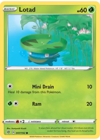 Lotad #7/192 — Rebel Clash