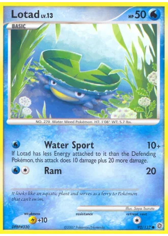 Lotad #92/132 — Secret Wonders