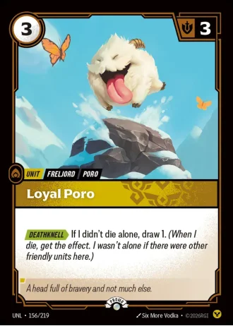 Loyal Poro #156/219 — Organized Play Promos
