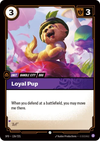Loyal Pup #126/221 — Spiritforged