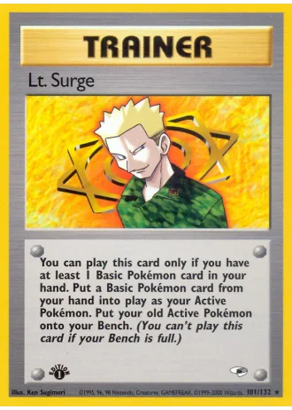 Lt. Surge #101/132 — Gym Heroes