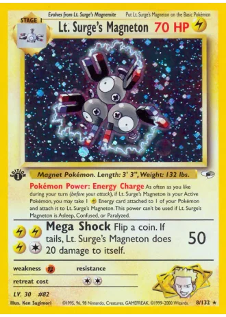 Lt. Surge's Magneton #8 — Gym Heroes