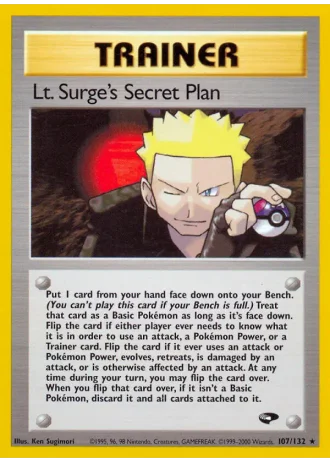 Lt. Surge's Secret Plan #107/132 — Gym Challenge