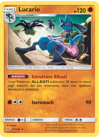 Lucario #117/236 — Sintonia Mentale