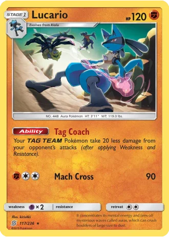 Lucario #117/236 — Unified Minds