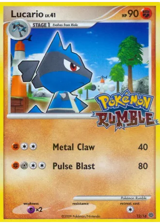 Lucario #12 — Pokémon Rumble