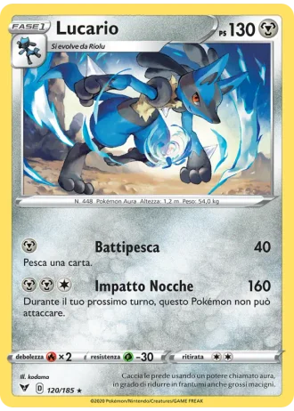 Lucario #120 — Voltaggio Sfolgorante