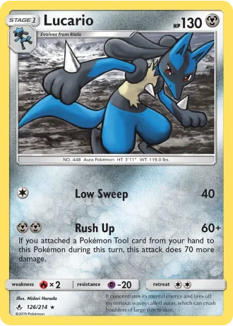 Lucario #126/214 — Unbroken Bonds