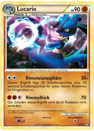 Lucario #14/95 — Ruf der Legenden